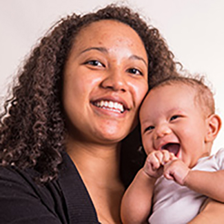 Mom-with-baby