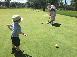 Denver Health Hospitalist Croquet Event Littlest Players 2016