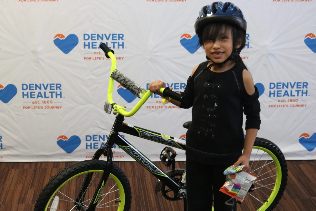 Denver Health Partners with Wish for Wheels to Give Away Bicycles